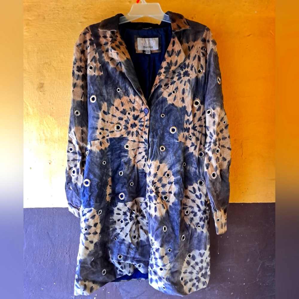 Vintage Women's 2XL Leather Trench Coat